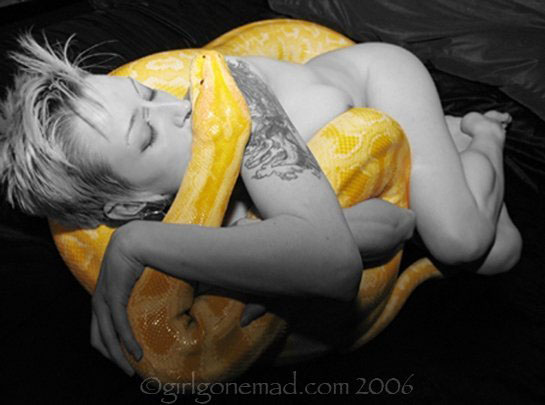 A photo of Guest Stars Julius the Python and 8E.